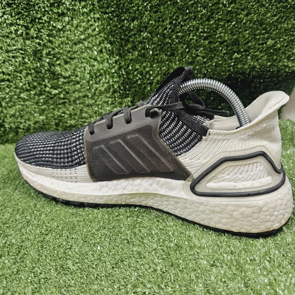 Adidas Ultraboost 19 Black White Athletic Running Comfort Sneakers Mens Size 9